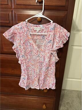 Nanette Lepore Women's Pink and Multi Blous